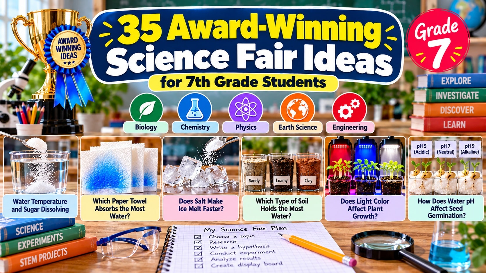 35 Science Fair Project Ideas for 7th Grade
