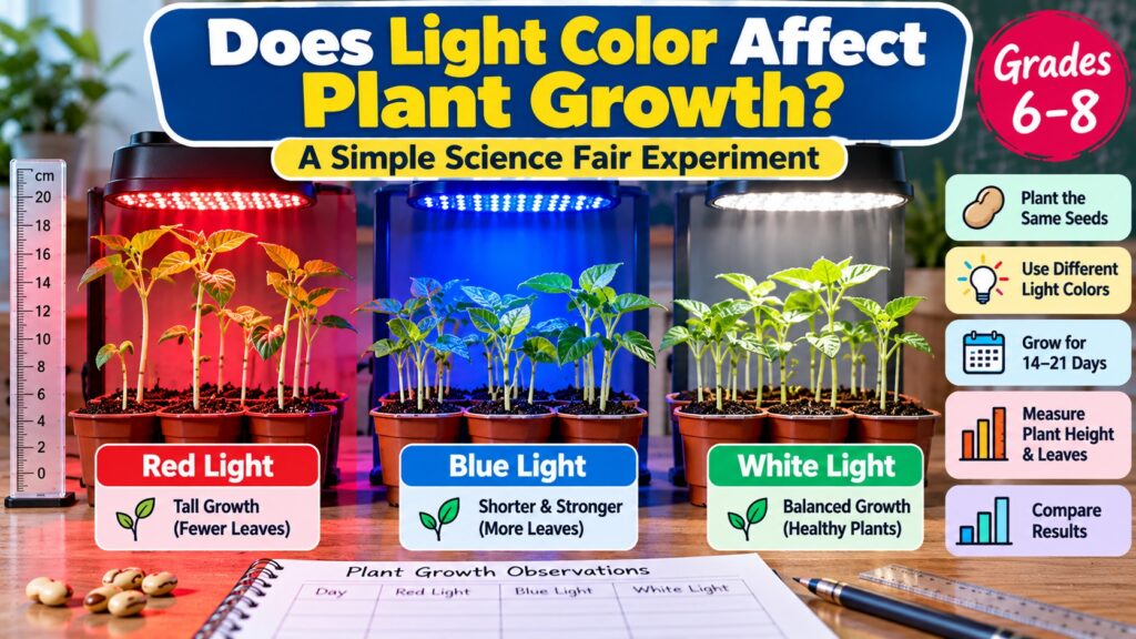 Does Light Color Affect Plant Growth? Science Experiment